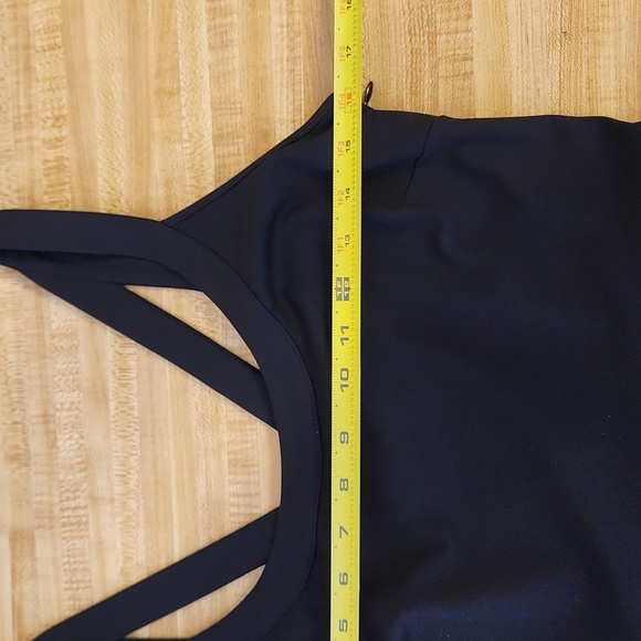 BANANA REPUBLIC Black Ponte Tank Dress Black, size 8 - Picture 8 of 13